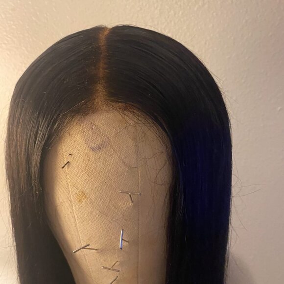 5x5 HD Transparent Lace Closure Wigs Human Hair  straight
